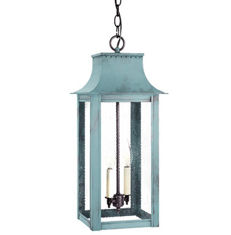 Coplin Two Light Hanging Lantern in Verdi Gris (196|11232-VG-LT2-SMG)