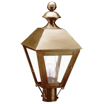 Boston One Light Post Mount in Antique Brass (196|1123-AB-CIM-FST)