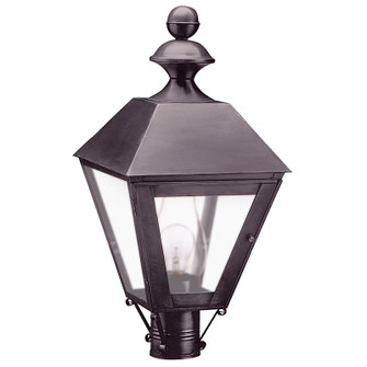 Boston One Light Post Mount in Dark Brass (196|1123-DB-CIM-FST)