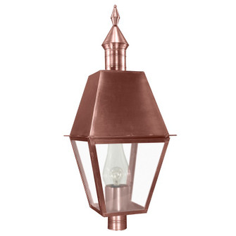 Boston One Light Post Mount in Antique Copper (196|1133-AC-CIM-FST)