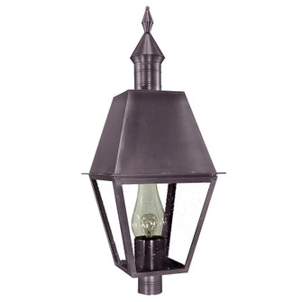 Boston One Light Post Mount in Dark Brass (196|1133-DB-CIM-CSG)