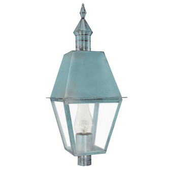 Boston One Light Post Mount in Verdi Gris (196|1133-VG-CIM-FST)