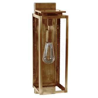 Downtown One Light Wall Lantern in Antique Brass (196|11631-AB-MED-SMG)