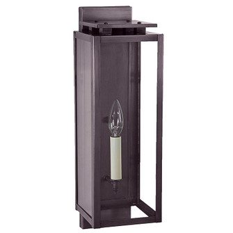 Downtown One Light Wall Lantern in Dark Brass (196|11631-DB-LT1-CLR)