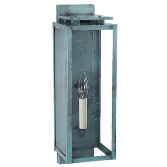 Downtown One Light Wall Lantern in Verdi Gris (196|11631-VG-LT1-CSG)