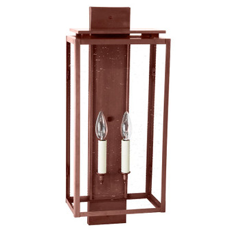 Downtown Two Light Wall Lantern in Antique Copper (196|11651-AC-LT2-CSG)