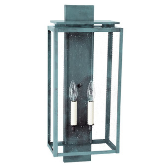 Downtown Two Light Wall Lantern in Verdi Gris (196|11651-VG-LT2-SMG)
