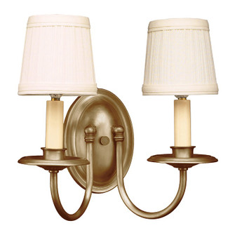 Sconce Two Light Wall Sconce in Antique Brass (196|118-AB-LT2-SHD)