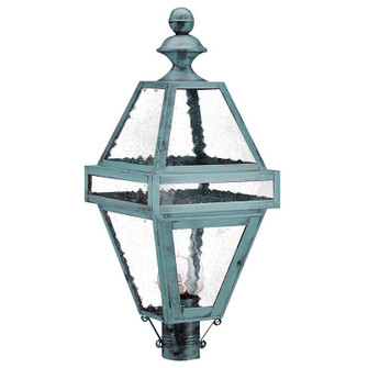 Boston One Light Post Mount in Verdi Gris (196|1223-VG-CIM-SMG)