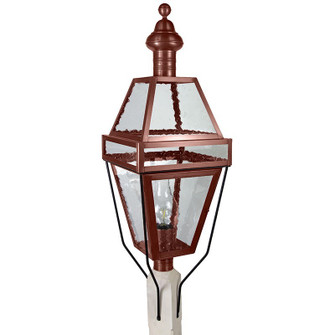 Boston One Light Post Mount in Antique Copper (196|1253-AC-CIM-SMG)