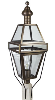 Boston One Light Post Mount in Dark Antique Brass (196|1253-DAB-CIM-CLR)