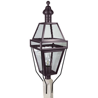 Boston One Light Post Mount in Dark Brass (196|1253-DB-CIM-CSG)