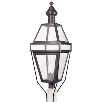 Boston Three Light Post Mount in Dark Brass (196|1253-DB-LT3-FST)
