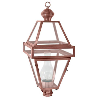 Boston One Light Post Mount in Antique Copper (196|1273-AC-CIM-FST)