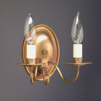 Sconce One Light Wall Sconce in Antique Brass (196|129-AB-LT2)