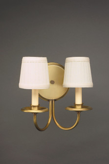 Sconce Two Light Wall Sconce in Antique Brass (196|142-AB-LT2-SHD)