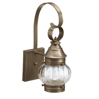 Cageless One Light Wall Mount in Dark Antique Brass (196|2011-DAB-MED-OPT)