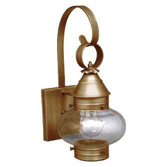 Cageless One Light Wall Mount in Antique Brass (196|2021-AB-MED-CSG)