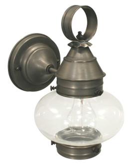 Cageless One Light Wall Mount in Dark Brass (196|2025-DB-MED-CLR)