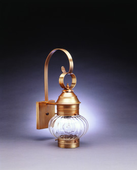 Cageless Onion One Light Wall Mount in Antique Brass (196|2031-AB-MED-OPT)