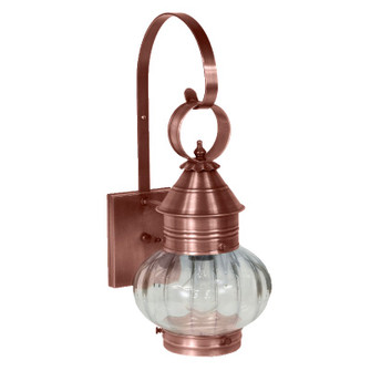 Cageless One Light Wall Mount in Antique Copper (196|2031-AC-MED-OPT)