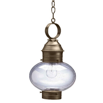 Cageless One Light Hanging Lantern in Dark Antique Brass (196|2042-DAB-MED-CSG)
