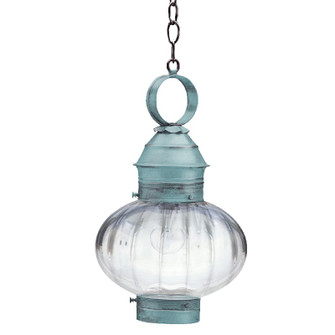 Cageless One Light Hanging Lantern in Verdi Gris (196|2042-VG-MED-OPT)
