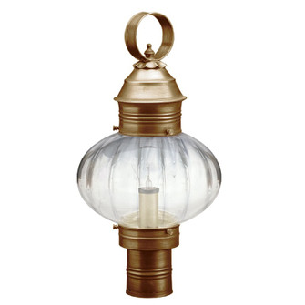 Cageless One Light Post Mount in Antique Brass (196|2043-AB-MED-OPT)