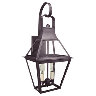 Uxbridge Two Light Wall Mount in Dark Brass (196|2237-DB-LT2-CSG)