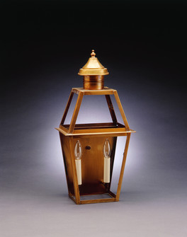 Uxbridge Two Light Wall Mount in Antique Brass (196|2241-AB-LT2-CLR)