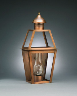 Uxbridge One Light Wall Mount in Antique Copper (196|2241-AC-CIM-CLR)