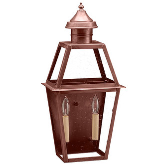 Uxbridge Two Light Wall Mount in Antique Copper (196|2241-AC-LT2-CSG)