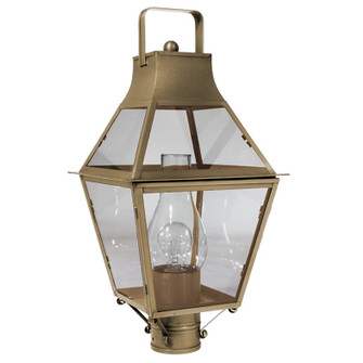 Uxbridge One Light Post Mount in Antique Brass (196|2243-AB-CIM-CLR)