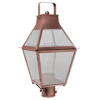 Uxbridge One Light Post Mount in Antique Copper (196|2243-AC-CIM-FST)