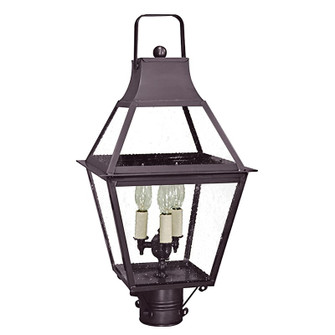 Uxbridge Three Light Post Mount in Dark Brass (196|2243-DB-LT3-SMG)