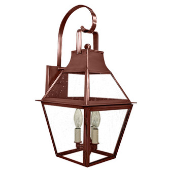 Uxbridge Three Light Wall Mount in Antique Copper (196|2247-AC-LT3-SMG)