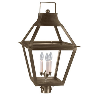 Uxbridge Three Light Post Mount in Dark Antique Brass (196|2253-DAB-LT3-CLR)