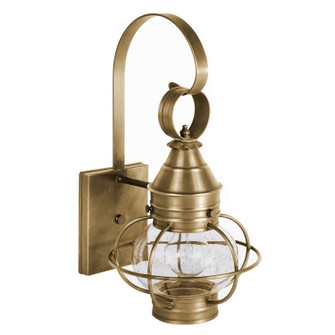Onion One Light Wall Mount in Antique Brass (196|2511-AB-MED-CSG)
