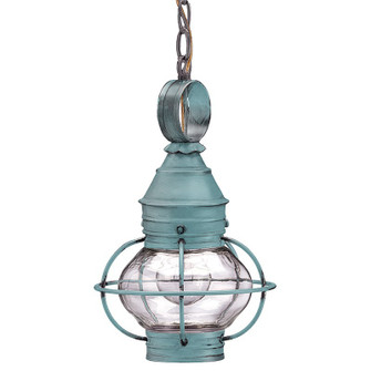 Onion One Light Hanging Lantern in Verdi Gris (196|2512-VG-MED-CLR)