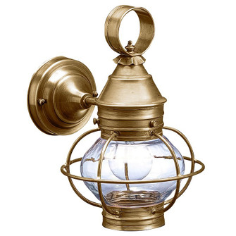 Onion One Light Wall Mount in Antique Brass (196|2515-AB-MED-CLR-NS)