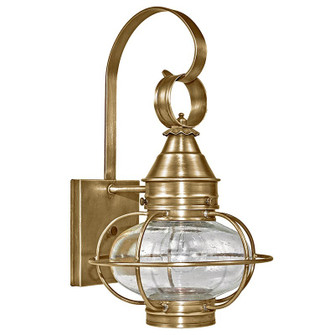 Onion One Light Wall Mount in Antique Brass (196|2521-AB-MED-CSG)
