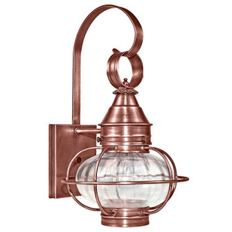 Onion One Light Wall Mount in Antique Copper (196|2521-AC-MED-OPT)