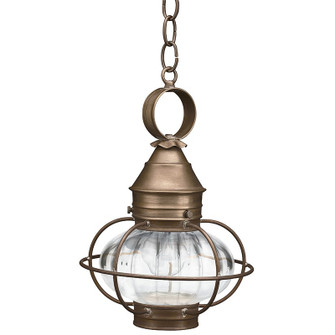 Onion One Light Hanging Lantern in Dark Antique Brass (196|2522-DAB-MED-OPT)
