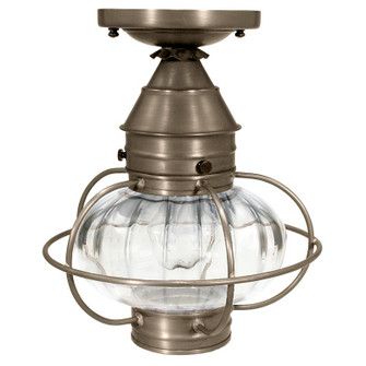 Onion One Light Flush Mount in Dark Antique Brass (196|2524-DAB-MED-OPT)