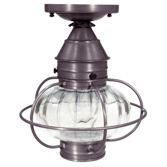 Onion One Light Flush Mount in Dark Brass (196|2524-DB-MED-OPT)