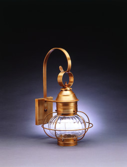 Onion One Light Wall Mount in Antique Brass (196|2531-AB-MED-OPT)