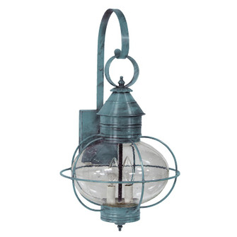 Onion Two Light Wall Mount in Verdi Gris (196|2541-VG-LT2-CSG)