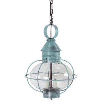 Onion Two Light Hanging Lantern in Verdi Gris (196|2542-VG-LT2-CSG)