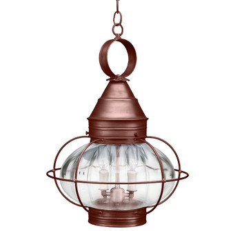 Onion Two Light Hanging Lantern in Antique Copper (196|2572-AC-LT2-OPT)