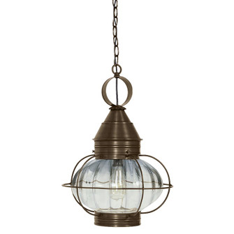 Onion One Light Hanging Lantern in Dark Antique Brass (196|2572-DAB-MED-OPT)
